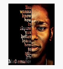 Mos Def Mathematics Photographic Print