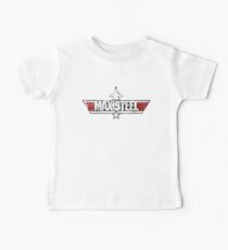 Custom Top Gun Style - Max Steel Baby Tee