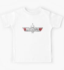 Custom Top Gun Style - Max Steel Kids Tee