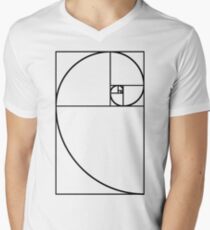 Golden Ratio - Transparent Men's V-Neck T-Shirt