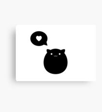 Kitty Love Canvas Print