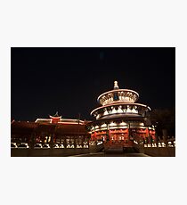 China at Night Photographic Print