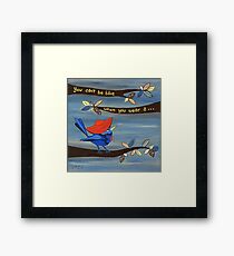 RED HAT Framed Print