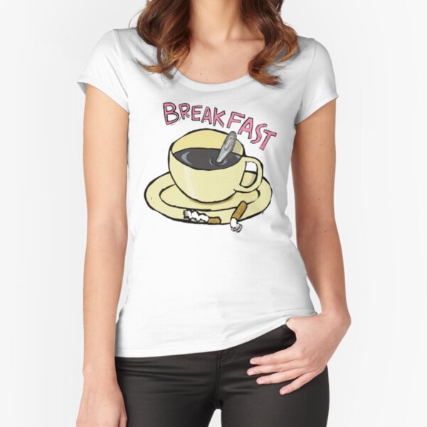 FULL ENGLISH BREAKFAST Fitted Scoop T-Shirt