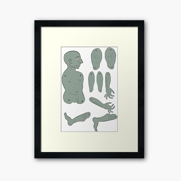PUPPET Framed Art Print