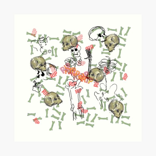 FUNKY R.I.P. Art Print
