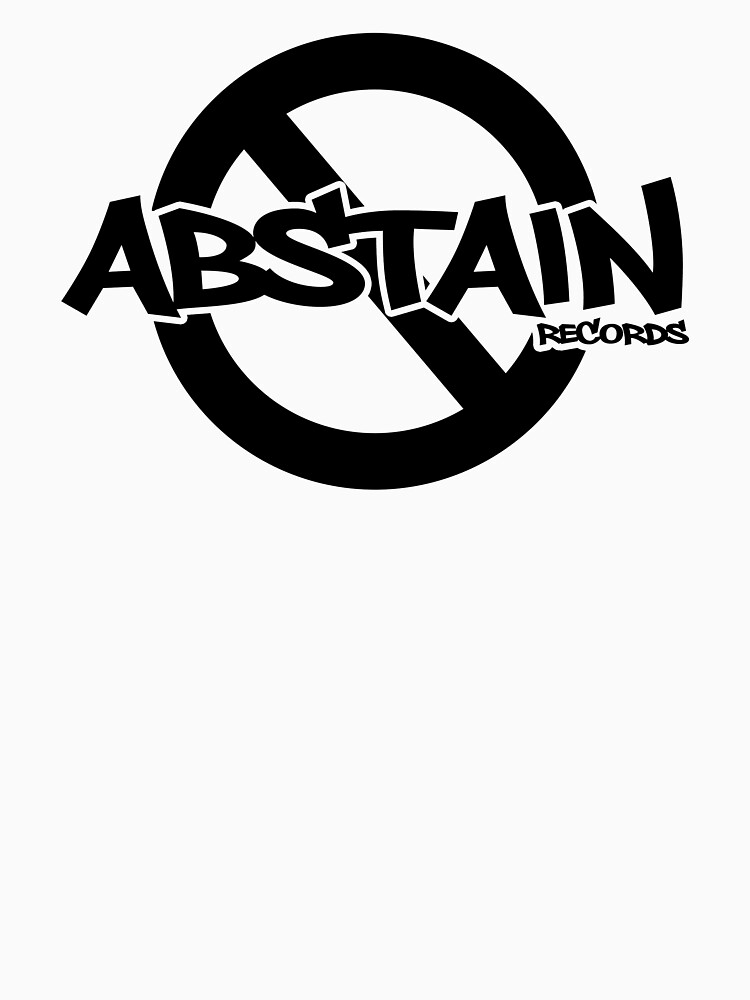 "Abstain Records Logo" Unisex TShirt by AbstainRecords Redbubble
