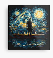 Starry Fall (Sherlock) Metal Print