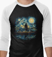 Camiseta ¾ bicolor para hombre Caída estrellada (Sherlock)