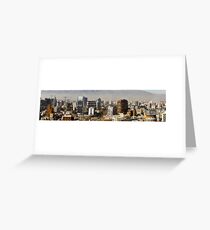 Santiago Overview #1 Greeting Card