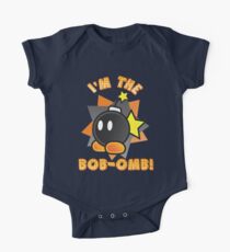 I'm the Bob-omb! Super Mario Baby Body Kurzarm