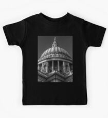 Saint Paul's Cathedral 1 B&W Kids Tee