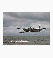 DH Mosquito - low level strike Photographic Print