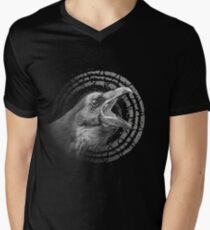 crow has something to say Men's V-Neck T-Shirt