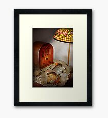 Vintage - What's on the radio tonight Framed Print