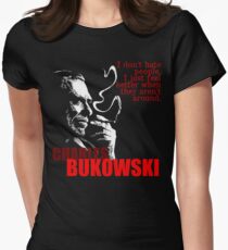 Poet & Author Charles Bukowski Tee Women's Fitted T-Shirt