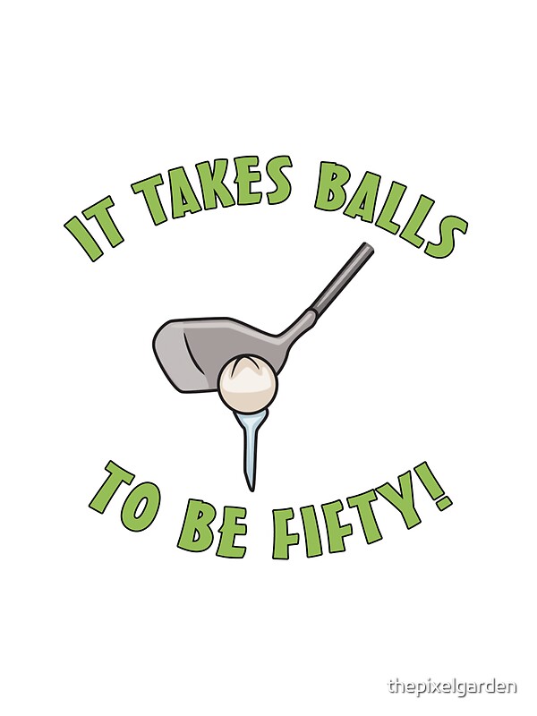 50th Birthday Golf Humor Greeting Cards By Thepixelgarden Redbubble 