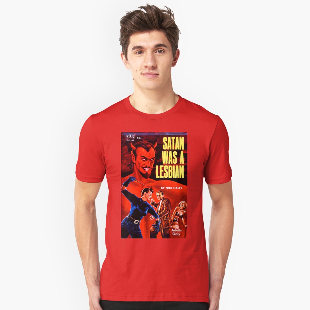 "Satan Was a Lesbian" Slim Fit T-Shirt
