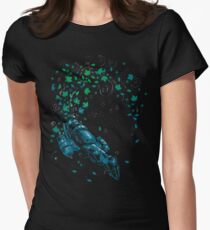 Leaf On The Wind Women's Fitted T-Shirt