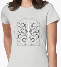 Vintage Octopus Women's Fitted T-Shirt