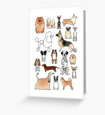 Hunde Grußkarte