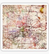 Houston map Sticker