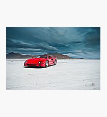 Ferrari F40 | Incoming Storm Photographic Print