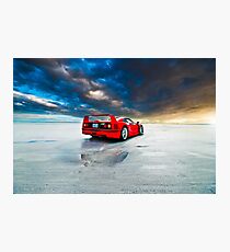 Ferrari F40 | Sunrise Photographic Print