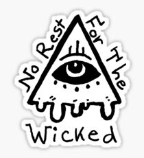 no rest Sticker