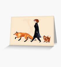 Fox & Dana Greeting Card