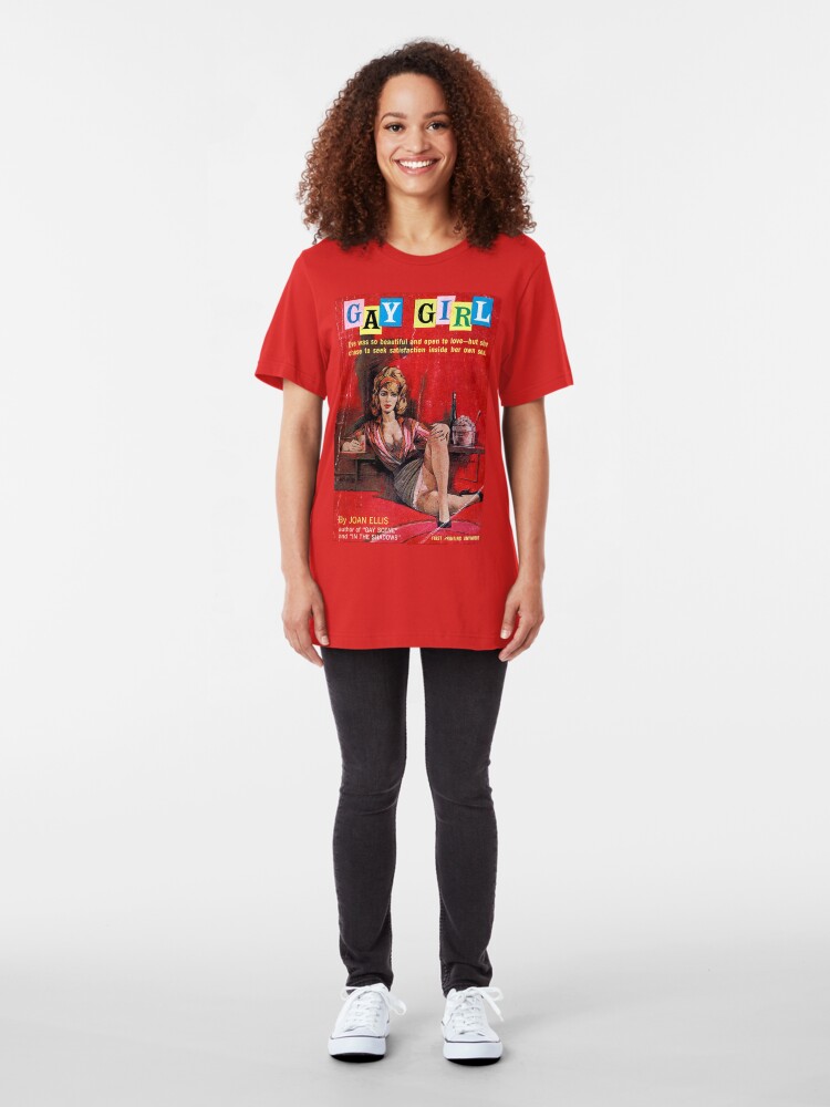 Alternate view of "Gay Girl" Slim Fit T-Shirt