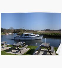 Norfolk Broads Cruiser Poster