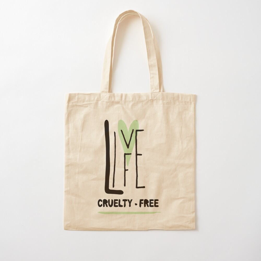 cruelty free tote bag