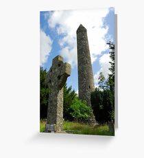 Round Tower, Glendalough Greeting Card