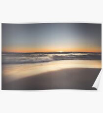 Sunset over Lake Michigan Poster