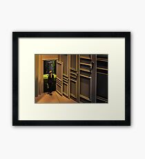 She's Going Places Framed Print