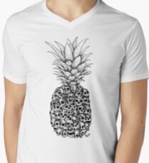 Pineapple tropical death Men's V-Neck T-Shirt