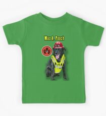 Max A. Pooch-Canine Community Reporter-Environmental Kids Tee