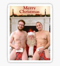 Merry Xmas from Seth & James Sticker