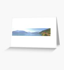 Zell Am See Lake: Panoramic Greeting Card