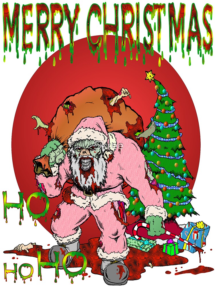 "Merry Zombie Christmas" by Skree  Redbubble