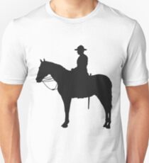 Canadian Mountie Silhouette Unisex T-Shirt
