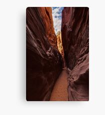 Spooky Gulch Slot Canyon Canvas Print