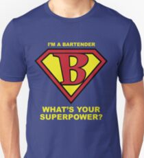 Bartender Superhero Unisex T-Shirt