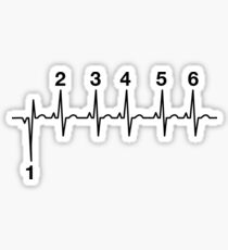 Motorcycle Heartbeat Gear Shift Sticker