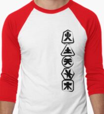Samurai Stack Men's Baseball ¾ T-Shirt