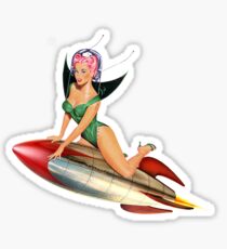 Space Pin-up Sticker