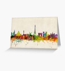 Paris Skyline Greeting Card
