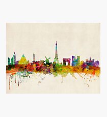 Paris Skyline Photographic Print