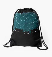 Good night squirrels Drawstring Bag